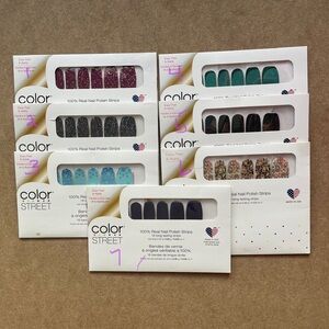7 Color Street nail packs - unopened